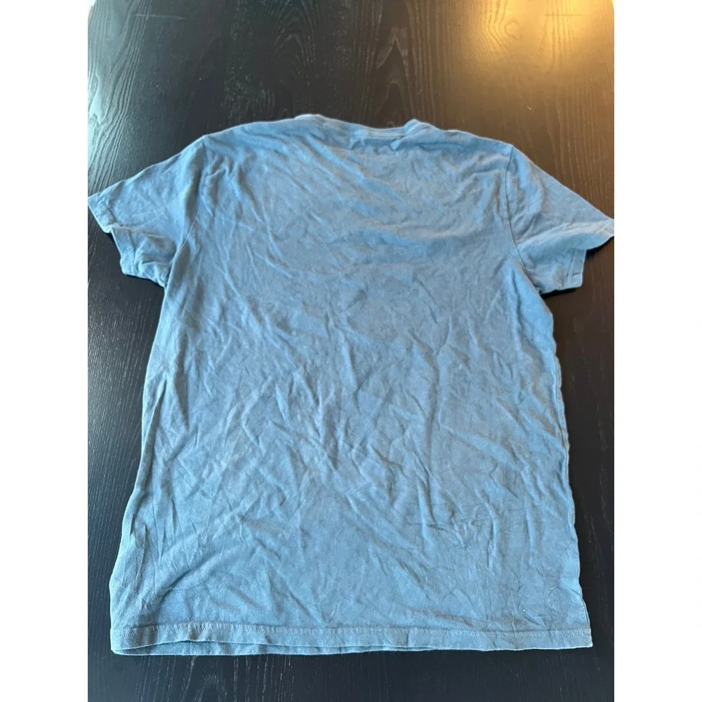 Wrangler Steve Miller Band Space Cowboy 1969 Graphic Tee Blue Cotton Shirt L - Picture 2 of 3